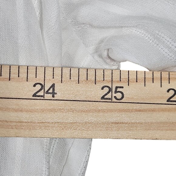 Regal White Boho Lace Button Up Blouse Woman’s 4XL Victorian Prairie Romantic To - Picture 9 of 12